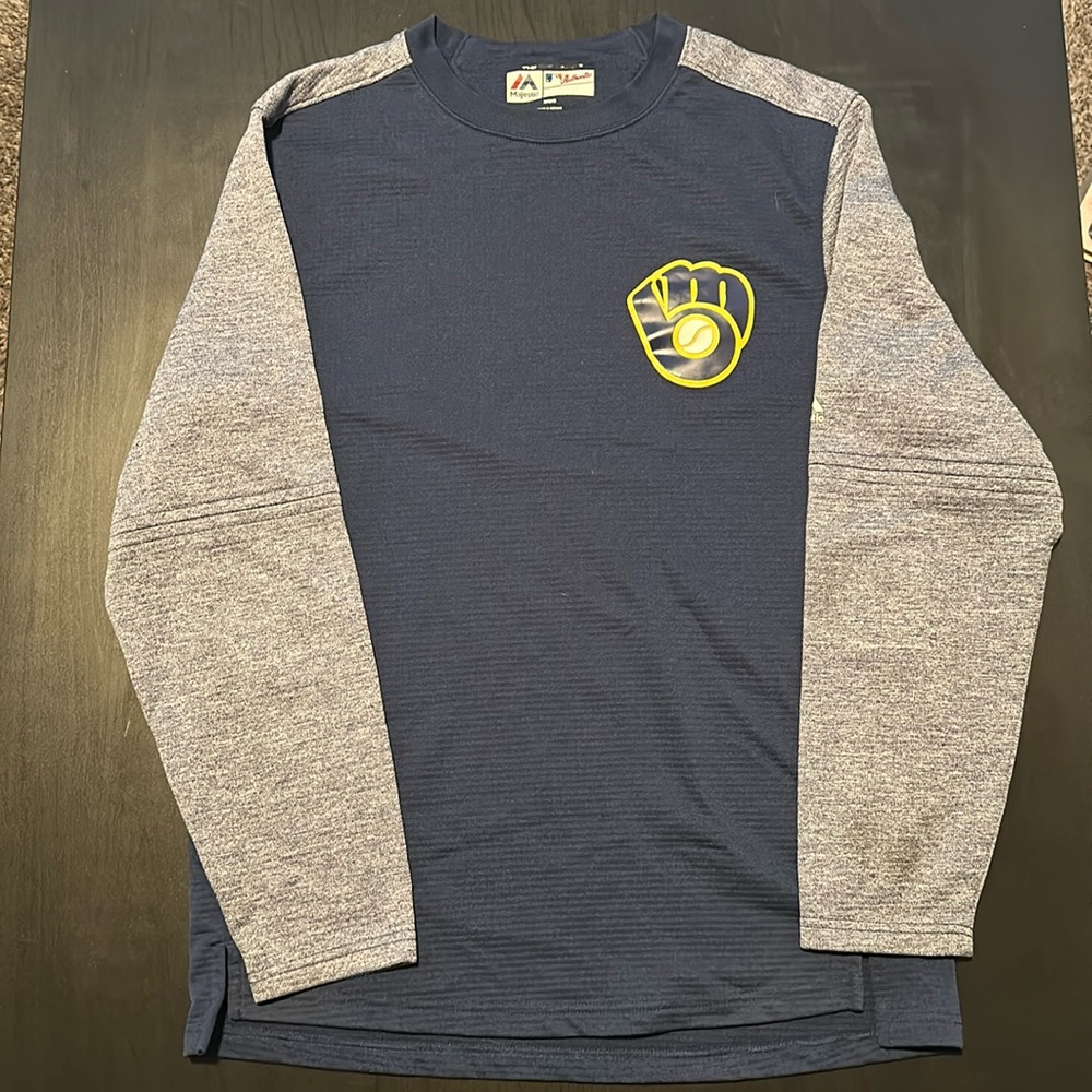 Milwaukee Brewers Majestic Pullover Jacket